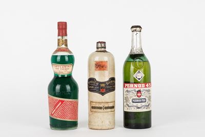 Selezione di Liquori e Distillati Vintage Francesi, Anni 40/50