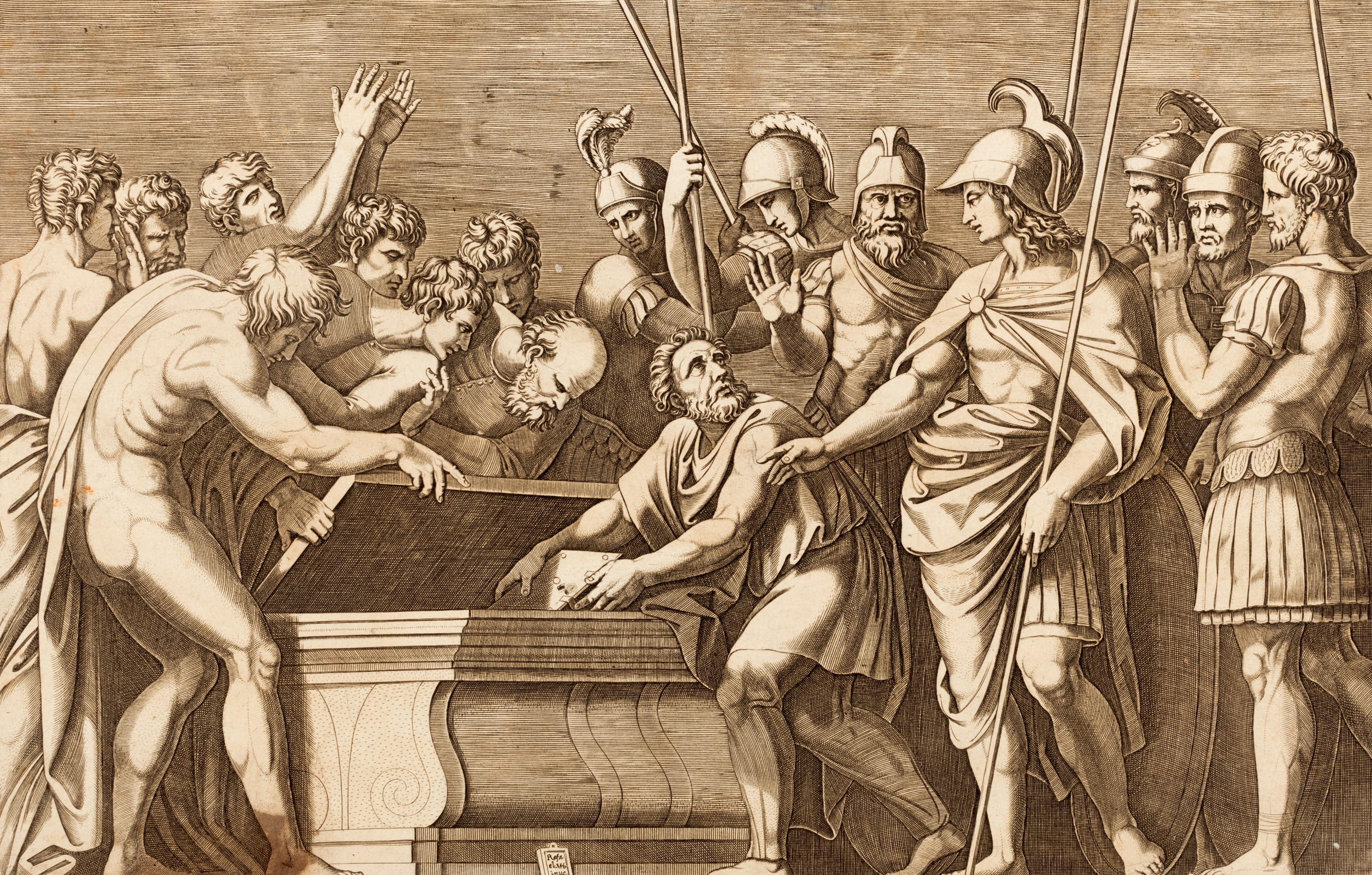 Raffaello, Insieme di 16 incisioni