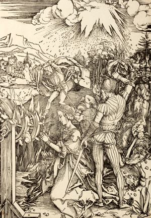 Durer, Albrecht  - Il martirio di Santa Caterina