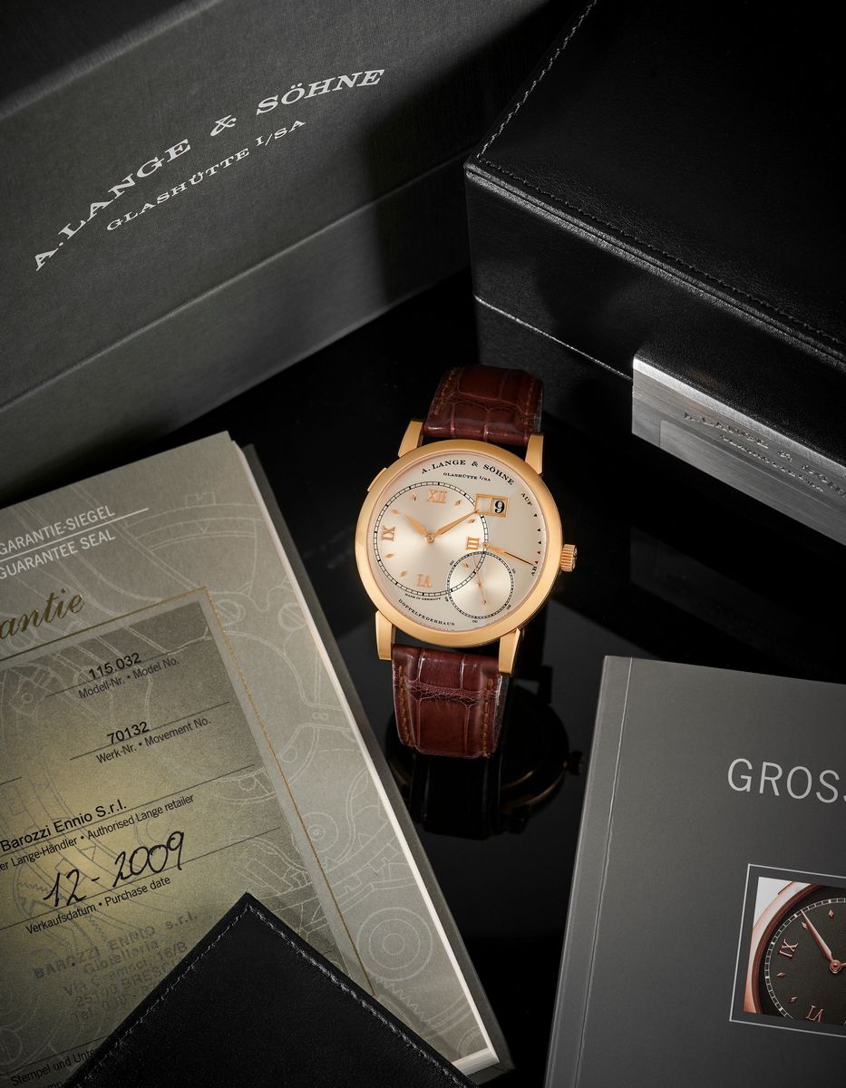 A. Lange & Söhne - Grand Lange 1 115.032, anni 2000, cassa rotonda in oro rosa 18k