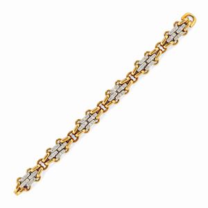 A 18K two color gold and diamond bracelet, Pomellato