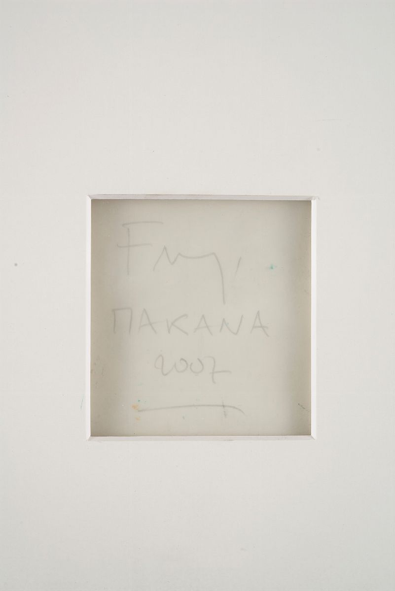 Giovanni Frangi - Makana, tecnica mista su carta, 2007