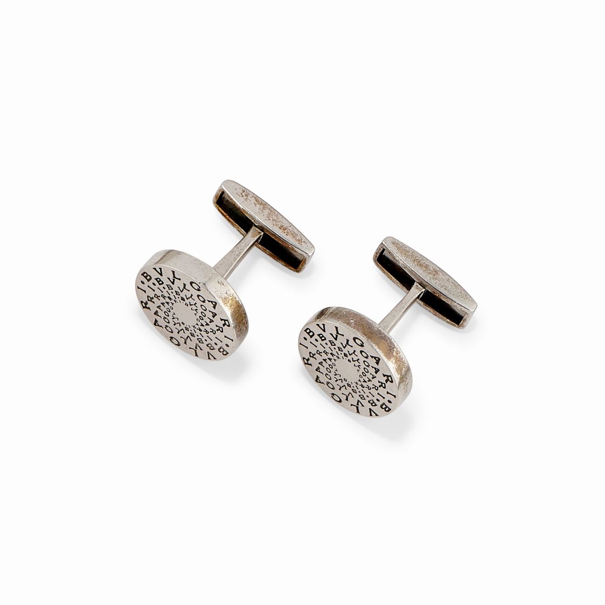 Bulgari - Due Coppie di Polsini in Argento 925 e Smalto Blu