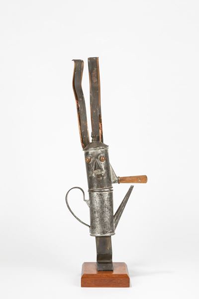 Testa gloriosa (rame, legno e alluminio)
