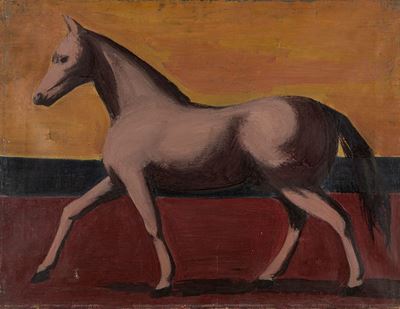 Cavallo, olio su tela