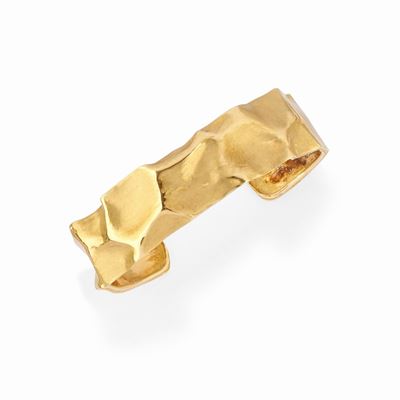 Bracciale, oro giallo 18K, diametro cm 6,00