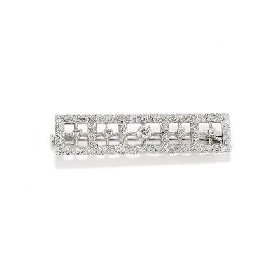 Spilla in Oro Bianco 18k e Diamanti