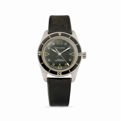 Orologio Bathyscaphe, cassa rotonda in acciaio, anni '50