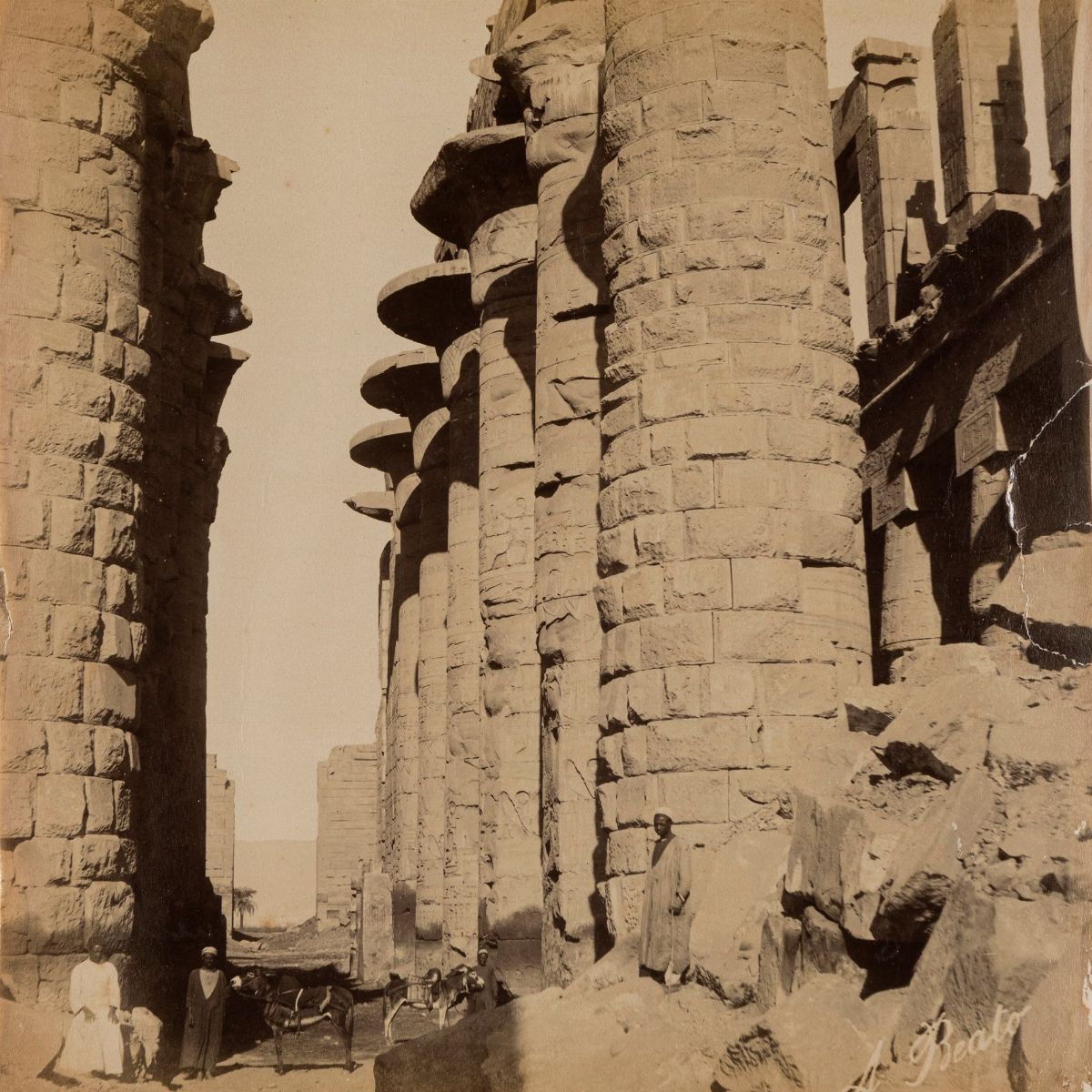 Antonio Beato - Karnak