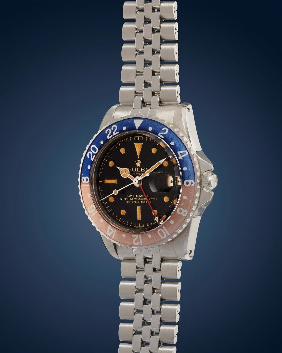 Rolex - GMT Master 1675, orologio da polso in acciaio, anni '60