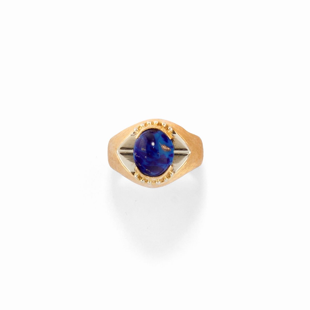 Set di Otto Anelli in Oro Giallo 18K con Pietre Colorate e Perle