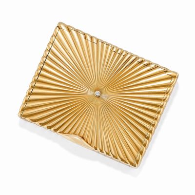 Portacipria in Oro Giallo 14k e Diamanti