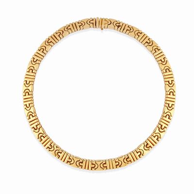 Collana in oro giallo 18K, collezione Parentesi