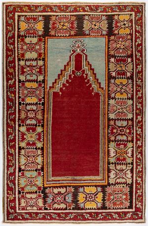 Tappeto Mudjur, regione di Kirseir, Anatolia centrale, metà del secolo XX