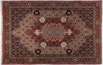 Tappeto Sanandaj, Persia occidentale, lana su cotone, seconda metà del XX secolo