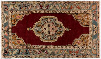 Tappeto Ortakoy, Anatolia centrale, metà XX secolo, lana su cotone