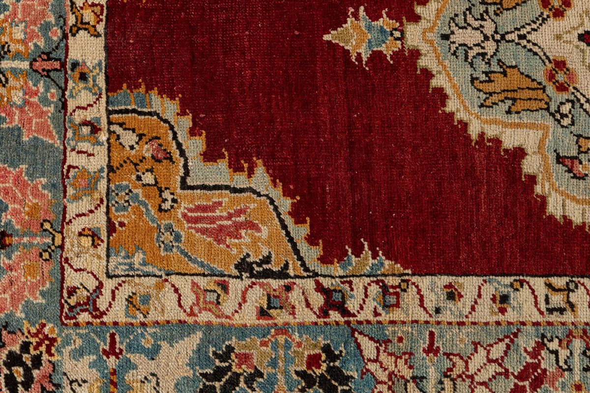 Tappeto Ortakoy, Anatolia centrale, metà XX secolo, lana su cotone