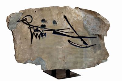 Pagina - terracotta smaltata, 1962