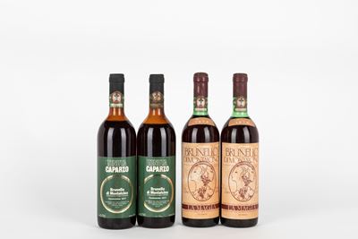 Caparzo e La Magia Brunello di Montalcino (1977-1978, 4 bottiglie)