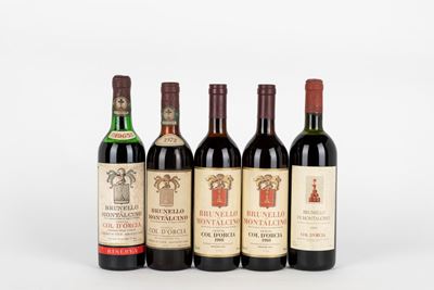 Col d'Orcia Brunello di Montalcino - Selezione di annate 1965, 1972, 1985, 1989