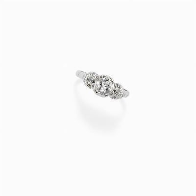 Anello in Platino e Diamanti, Inizi XX Secolo
