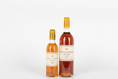 Lur Saluces, Chateau de Fargues - Bordeaux 1984 e 1988 (1 demi, 1 bottiglia)