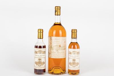 Chateau Filhot, Vino del 1986 e 1988, assortimento di bottiglie