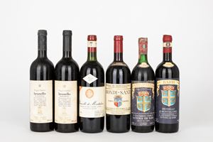 Selection Brunello and Rosso di Montalcino