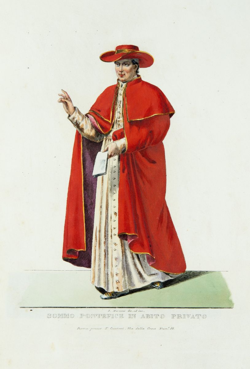 Salvatore Marroni - Raccolta dei Principali Costumi Religiosi e Militari della Corte Pontificia