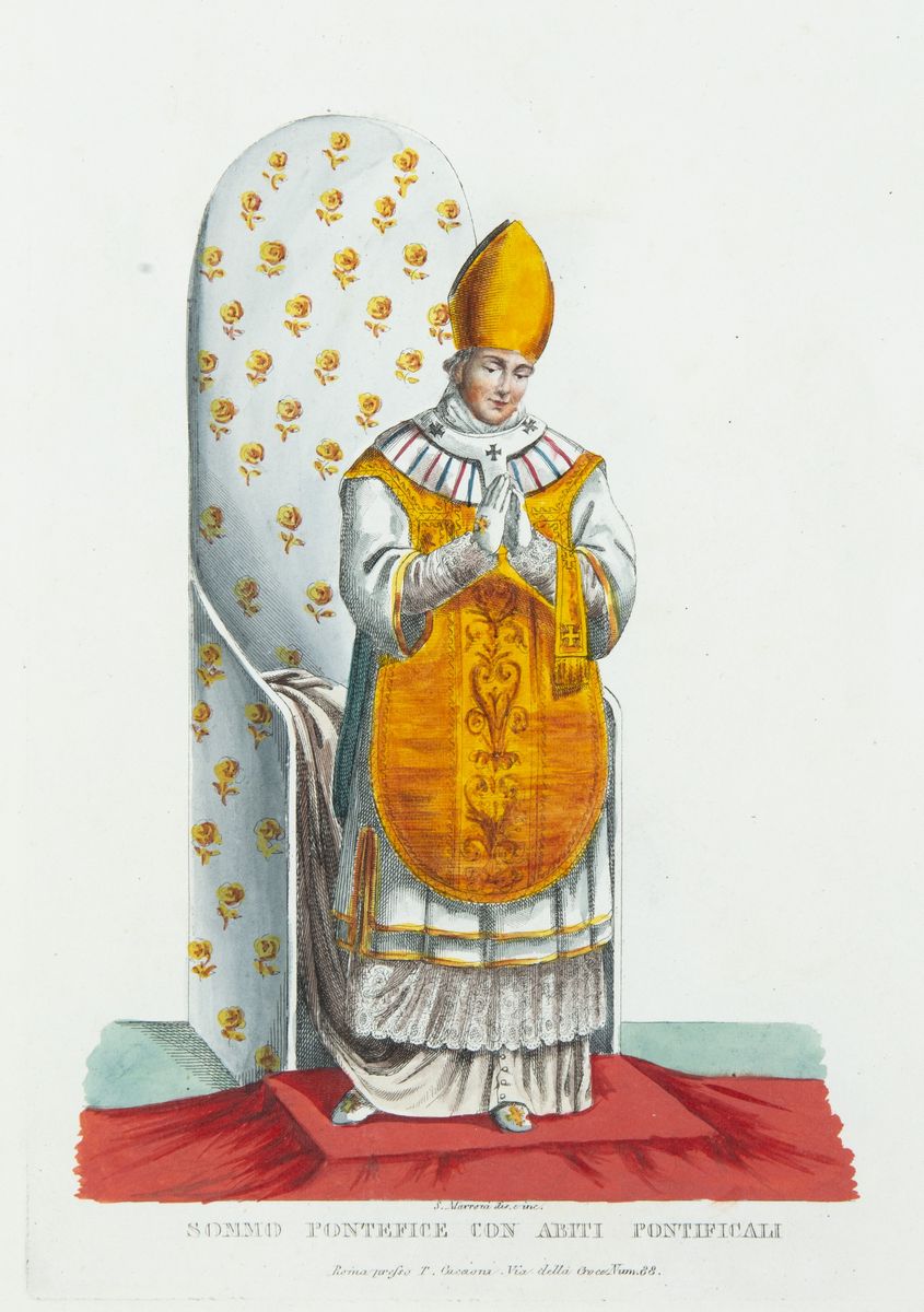 Salvatore Marroni - Raccolta dei Principali Costumi Religiosi e Militari della Corte Pontificia