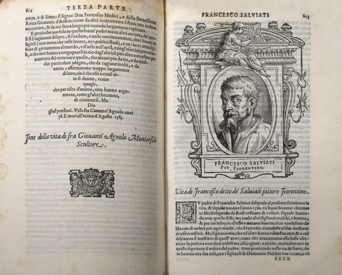 Vasari, Giorgio - Le Vite De' Piu Eccellenti Pittori, Scultori, e Architettori. Scritte da M. Gio...