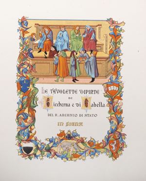 Siena - Lisini, Alessandro - Le tavolette dipinte di Biccherna e di Gabella