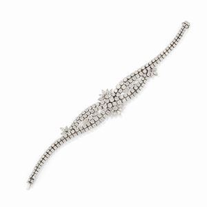 - Bracciale in oro bianco 18K e diamanti