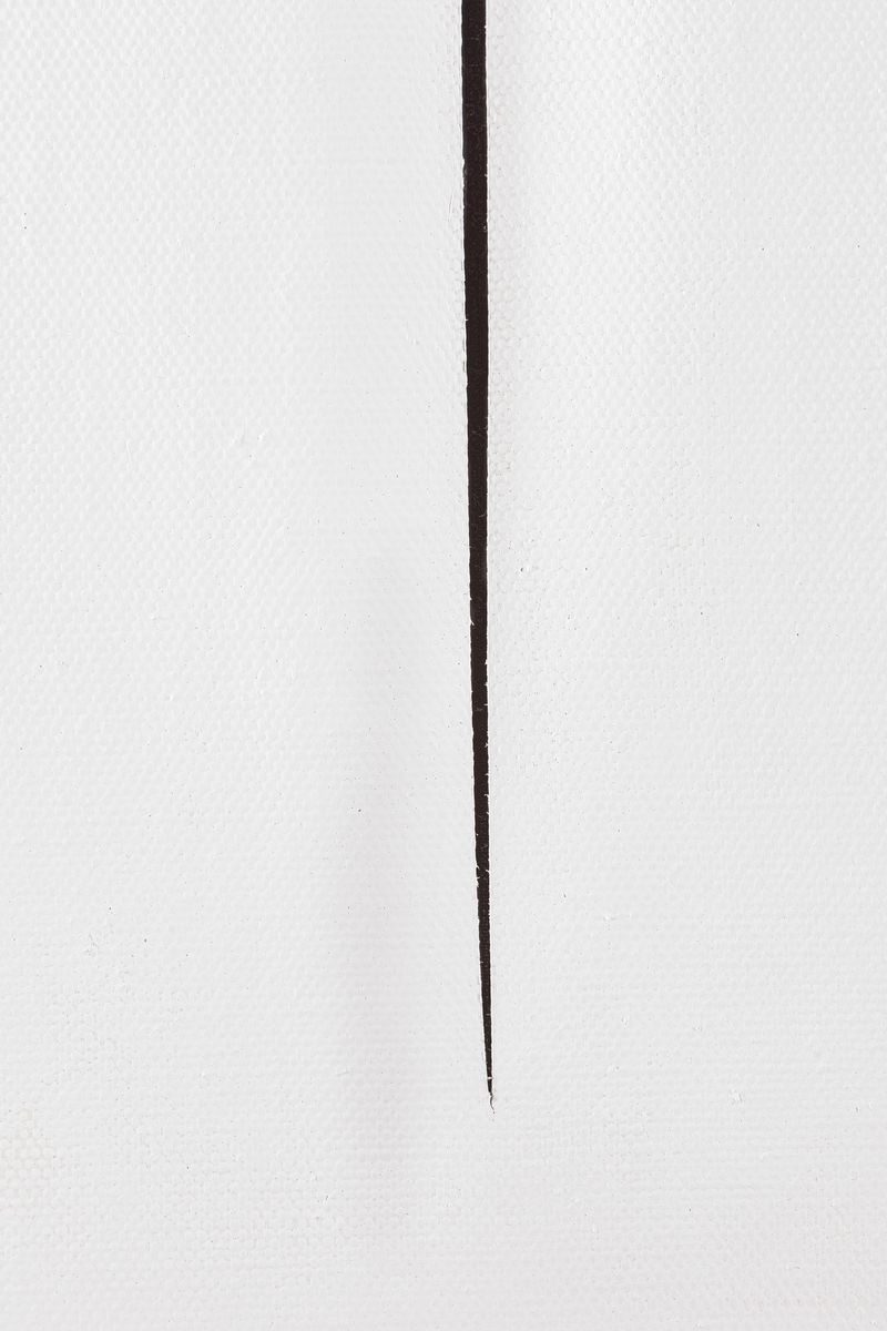 Lucio Fontana - Concetto spaziale, Attesa, idropittura su tela