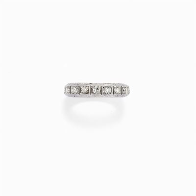 Anello in Platino e Diamanti