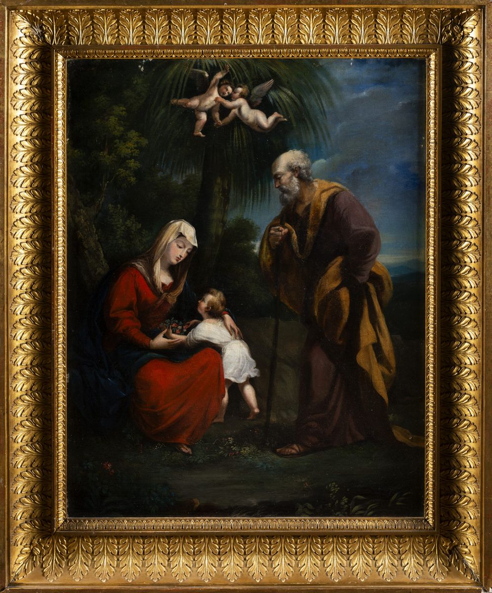 Giuseppe Bernardino Bison - Riposo Durante la Fuga in Egitto