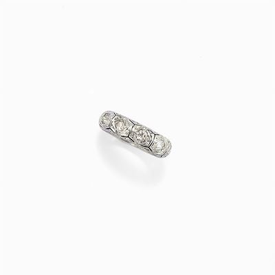 Anello in Platino e Diamanti