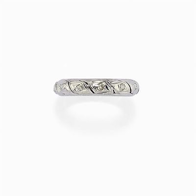 Anello in Platino e Diamanti