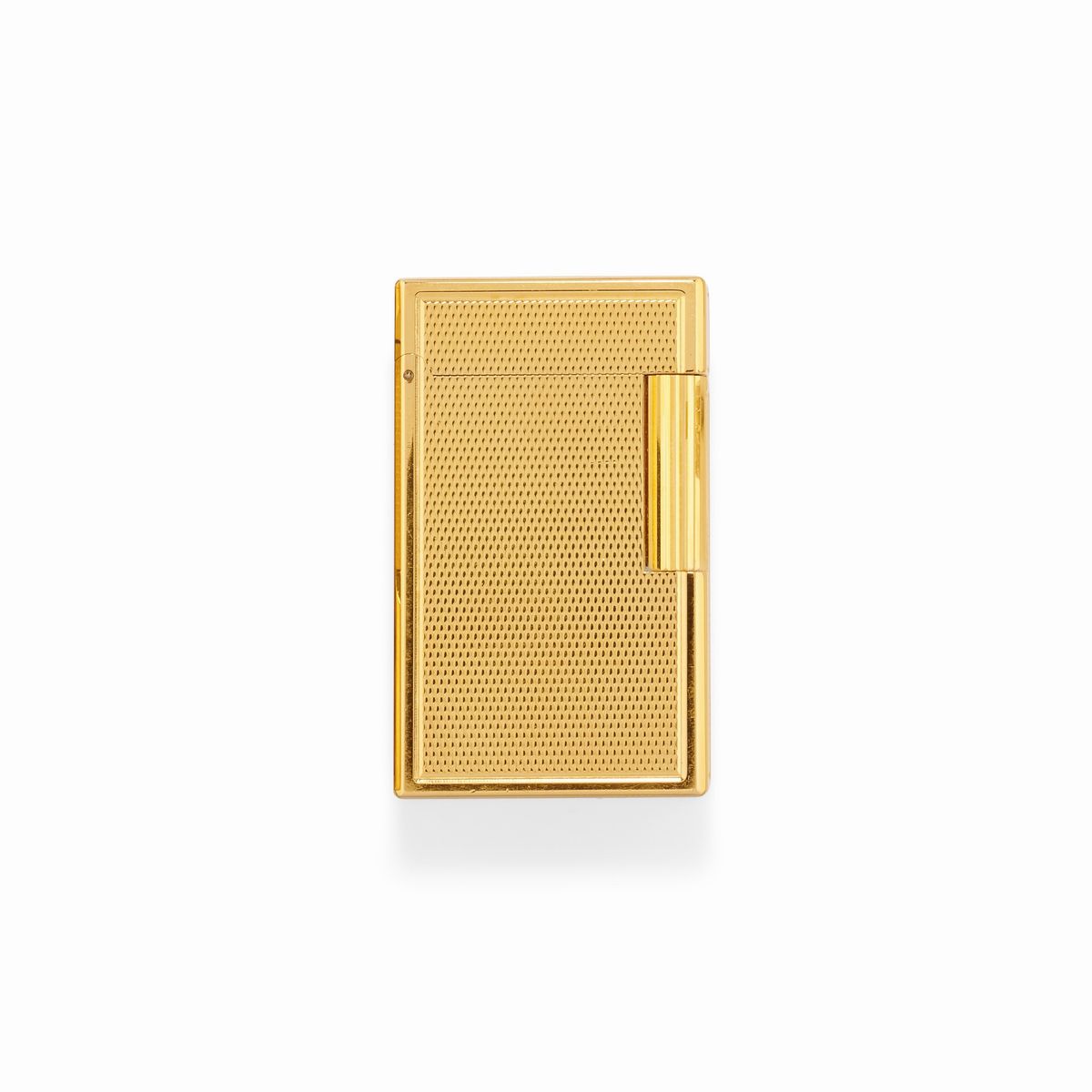 Accendini in metallo dorato e oro giallo 18k, con decorazioni e astucci