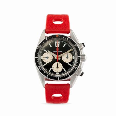 Space-Compax, Orologio anni '60, acciaio, movimento a carica manuale cal. UG85