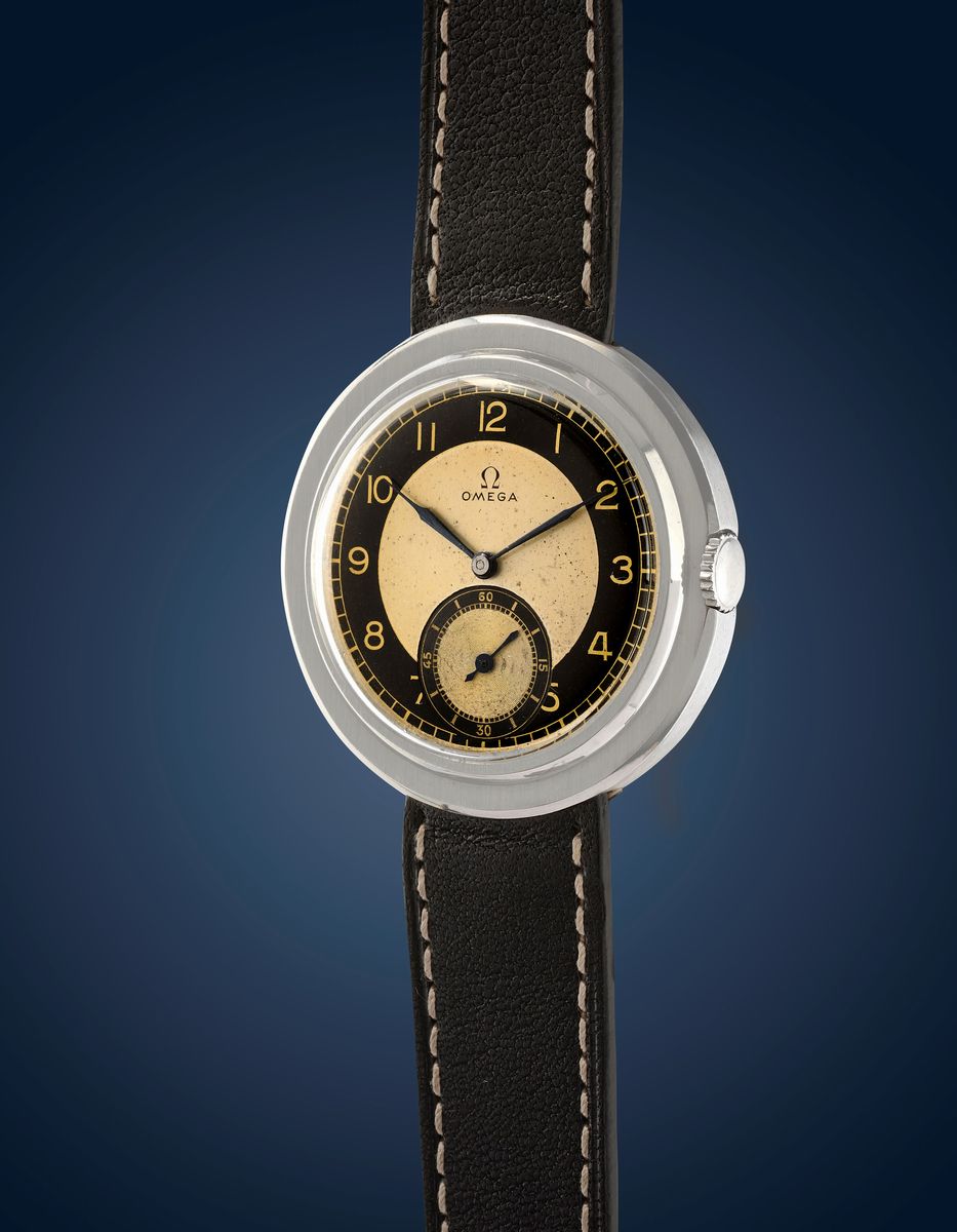 Omega - Disco Volante, anni '40, movimento a carica manuale