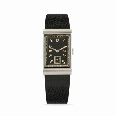 Orologio Art Deco anonimo, cassa in acciaio, anni '40