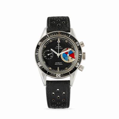 Cronografo Yachtingraf 93012, anni '60, movimento a carica manuale, cal. Valjoux 7730