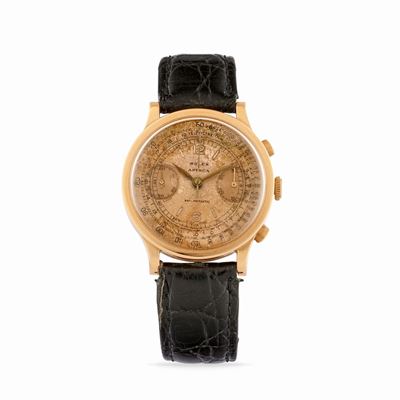 Cronografo Rolex 2508 Personalizzato per Astrua, oro rosa 18k, anni '30