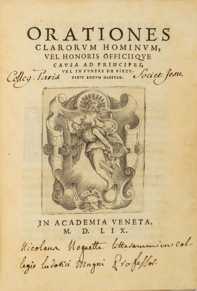 Academia Veneta - Orationes Clarorum Hominum, Vel Honoris Officiique Causa Ad Principes, Vel in F...