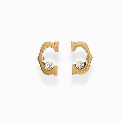 Orecchini in Oro Rosa 18k e Diamanti