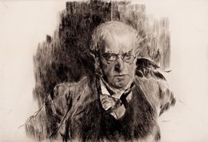 Boldini Giovanni - Adolf Menzel
