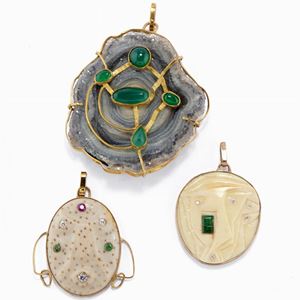  - Anello in oro bicolore 18K e diamanti