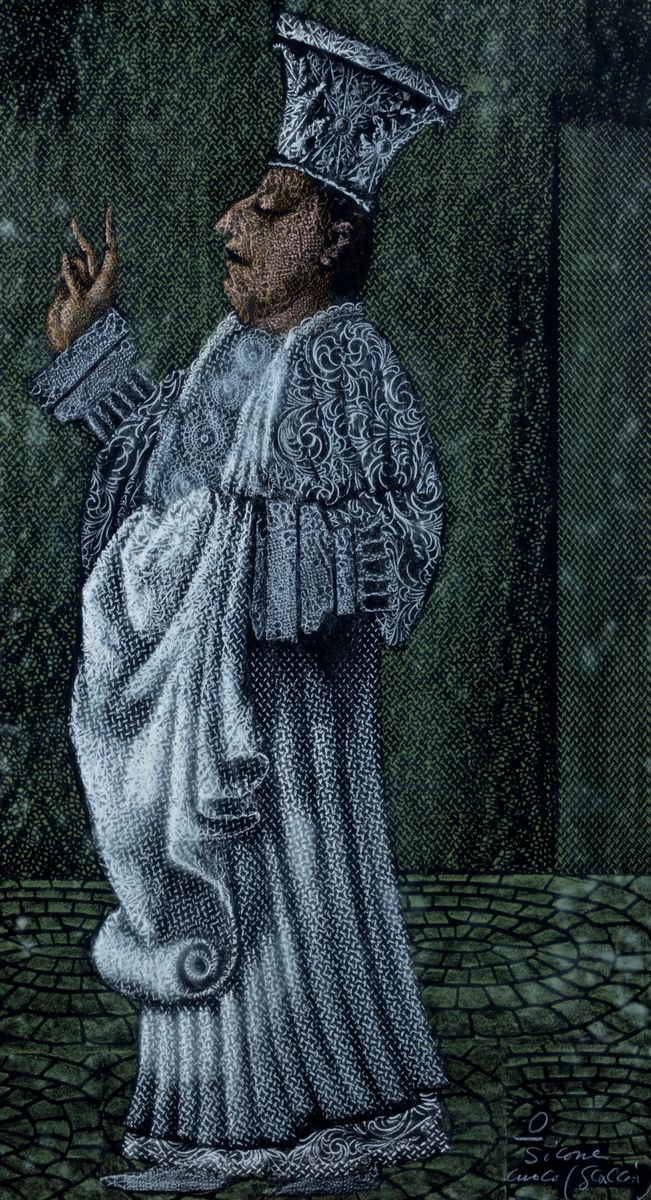 Corrado Cagli - Il Misantropo di Menandro, 16 Bozzetti Teatrali