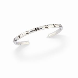 Bracciale in oro bianco 18k e smalto